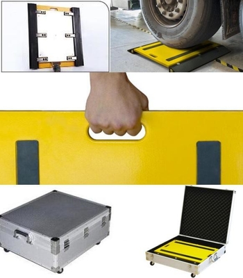 INPT-S001-B 15T Aluminum-alloy Eavy Duty Portable Vehicle Scale 350 ohm Mobile Truck scale RS232